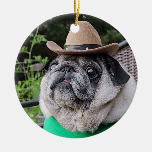 Ornamento de picles de fazendeiro (Frente)