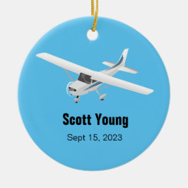 Ornamento de Piloto Personalizado