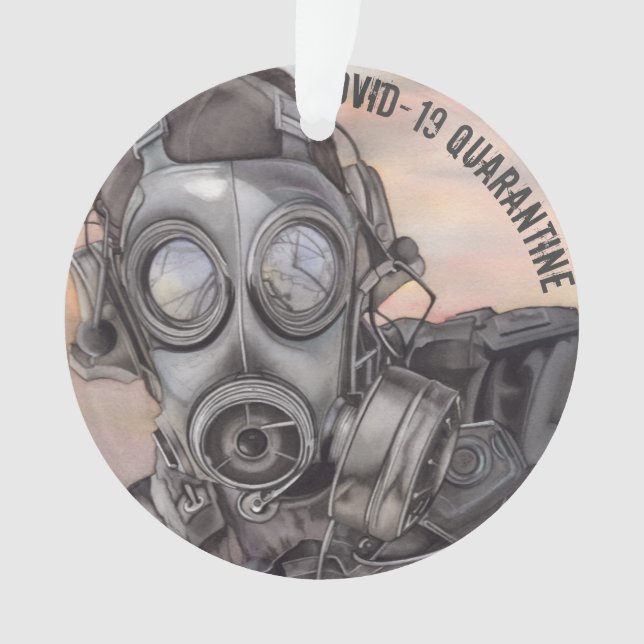 Ornamento de Pré-Pêssego com Mascaramento de Pande (Frente)