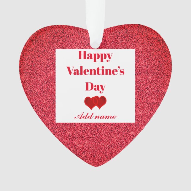 Ornamento de presente para o dia do Namorados boni (Frente)