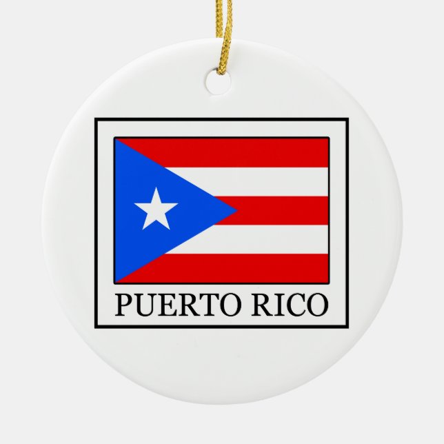 Ornamento de Puerto Rico (Frente)
