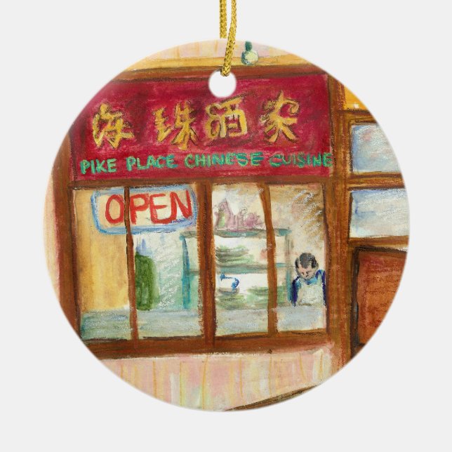 Ornamento de Restaurantes Pike Place (Seattle, WA) (Frente)