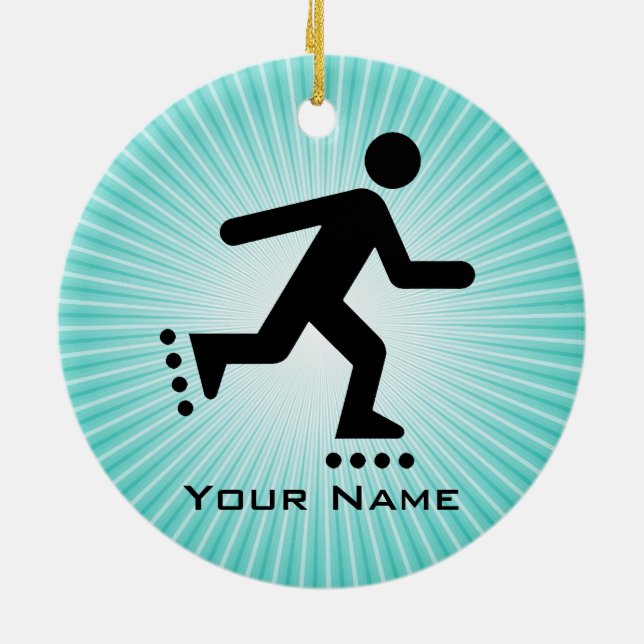 Ornamento de Skating Inline (Traseira)