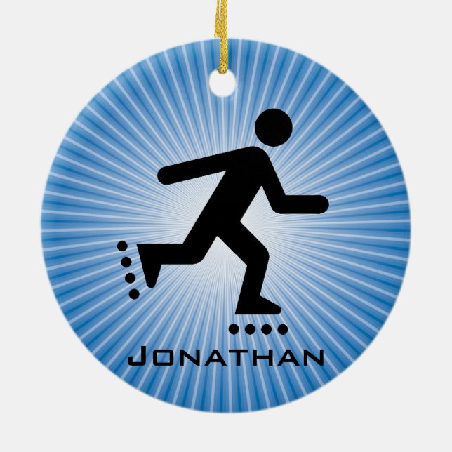 Ornamento de Skating Inline (Traseira)