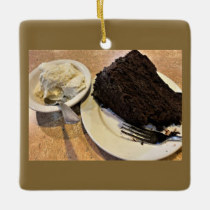 Ornamento de sorvete e Bolo