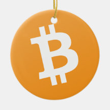 Ornamento de suspensão do círculo de Bitcoin