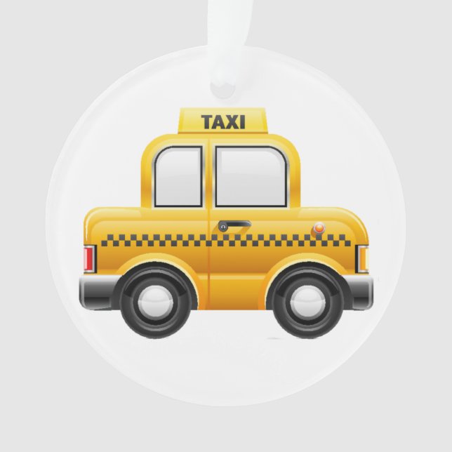 Ornamento De Taxi Cab (Frente)
