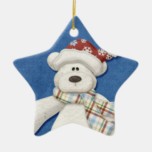 Ornamento de Urso Polar Feriado