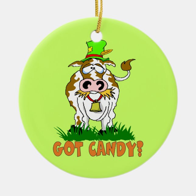 Ornamento de Vaca Candy (Frente)