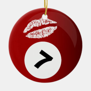 ornamento de várias mensagens do billiards