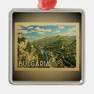 Ornamento de Viagens vintage da Bulgária