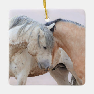 Ornamento de Vidro de Cavalos Selvagens de Onaqui