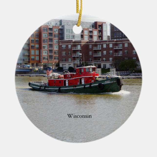 ornamento de Wisconsin (Frente)