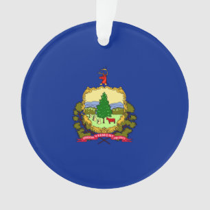 Ornamento Decência Design do Sinalizador do Estado Vermont