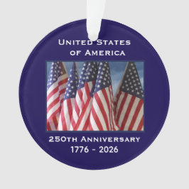 Ornamento Declaration of Independence 250th Anniversary USA 