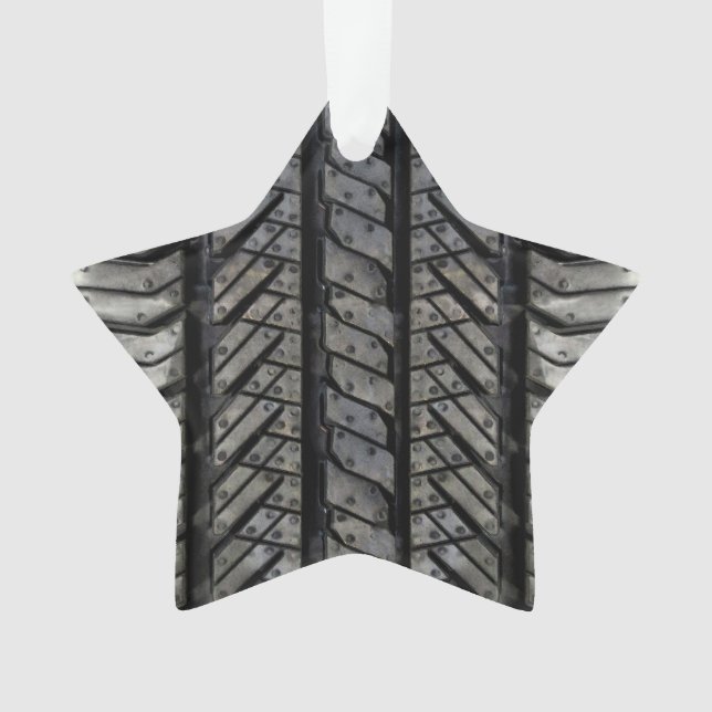 Ornamento Declive Automotivo da Borracha de Pneus Pretos (Frente)