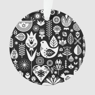 Ornamento Decorações Nórdicas de Natal Escandinavo