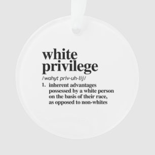 Ornamento Definição de Privilégio Branco
