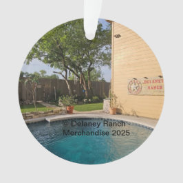 Ornamento Delaney Ranch 2025 Ornament acrílico