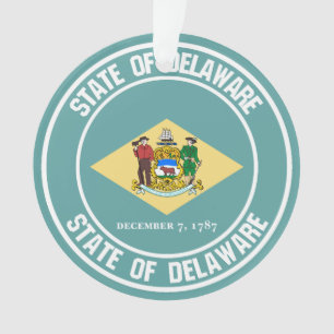 Ornamento Delaware Round Emblem