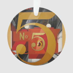 Ornamento Demuth de Cubist de Arte Moderna Figura 5 em Doura