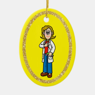 Ornamento Dentista Feminino