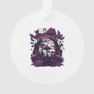 Ornamento Desenho da Impressão de Testemunhas de Mushroom Wo