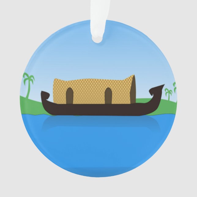 Ornamento Desenho das casas Kerala (Frente)