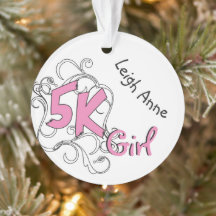 Desenho frontal personalizado de menina de 5k rosa