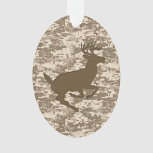 Ornamento Desert Digital Camouflage Deer Camo Patterno