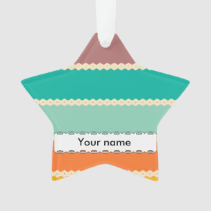 Ornamento Design abstrato de linhas Rhombus