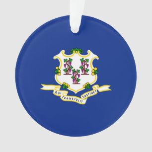 Ornamento Design da bandeira do estado de Connecticut