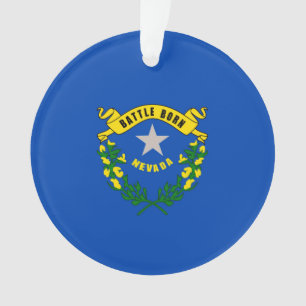Ornamento Design de Bandeira do Estado de Nevada