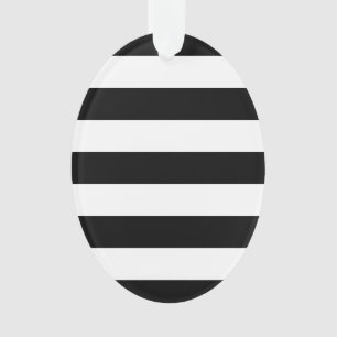 Ornamento Design de faixas brancas e pretas a frio