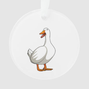 Ornamento Design de Pato Fofo para Homens Amantes de Aves Aq