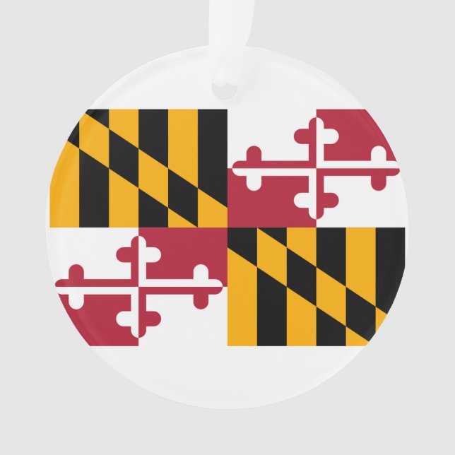 Ornamento Design de Sinalizador do Estado de Maryland (Frente)
