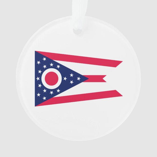 Ornamento Design de Sinalizador do Estado de Ohio (Frente)