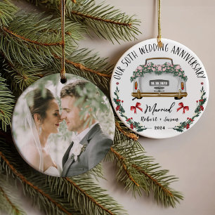 Ornamento design do 50º Aniversário de Casamento