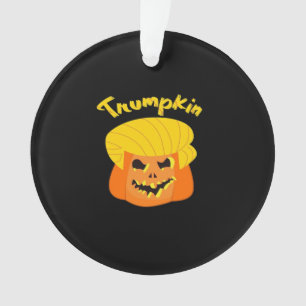 Ornamento Design do Dia das Bruxas de Abóbora Trumpkin - Slo