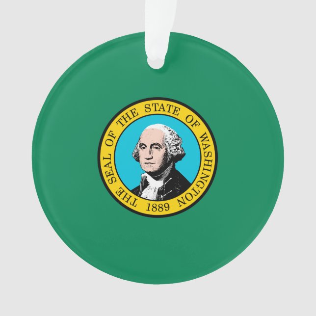 Ornamento Design do Estado de Washington (Frente)