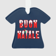 Desorte de Natal italiano Buon Natale