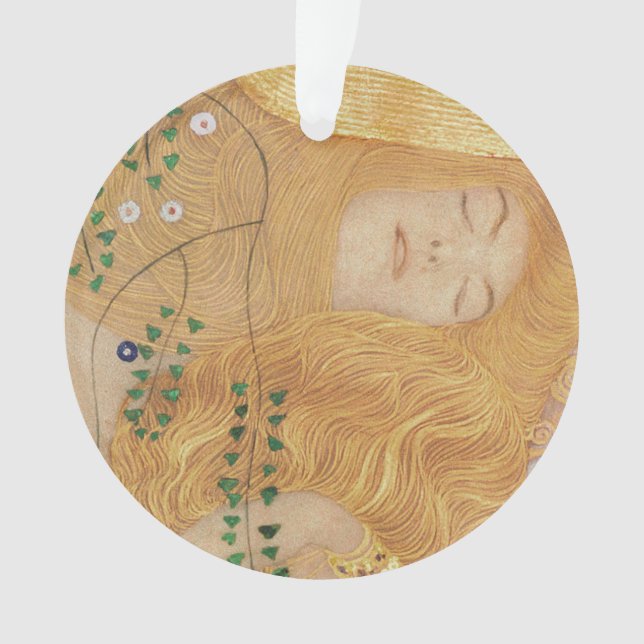 Ornamento Detalhe de Gustavo Klimt | de serpentes da água (Frente)