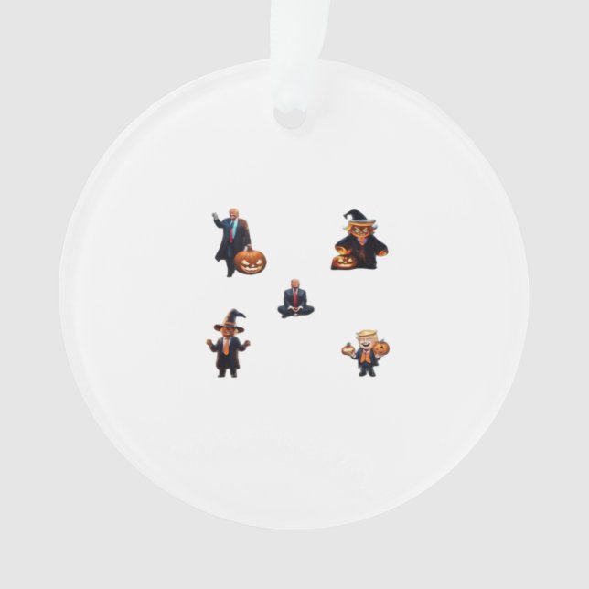 Ornamento Dia das Bruxas - Clássico da Trumpkin (Frente)