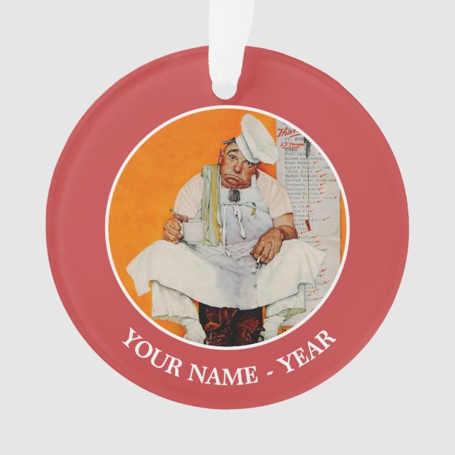 Ornamento Dia de Ação de Graças Blues (Frente)