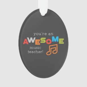 Ornamento Dia de Apreciação de Professores de Música, Incrív