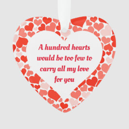 Ornamento Dia de os namorados Meu Amor para Você Personaliza