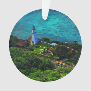 Ornamento Diamond Head Lighthouse #1 Ornament