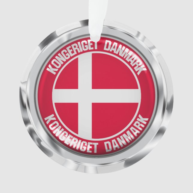 Ornamento Dinamarca Round Emblem (Frente)