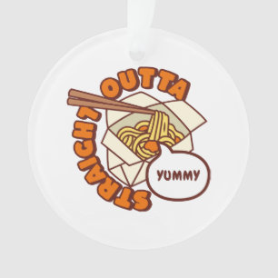 Ornamento Direto do Yummy Ramen Noodles