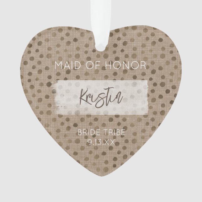 Ornamento Diversão da Festa de casamento da Madrinha de casa (Frente)